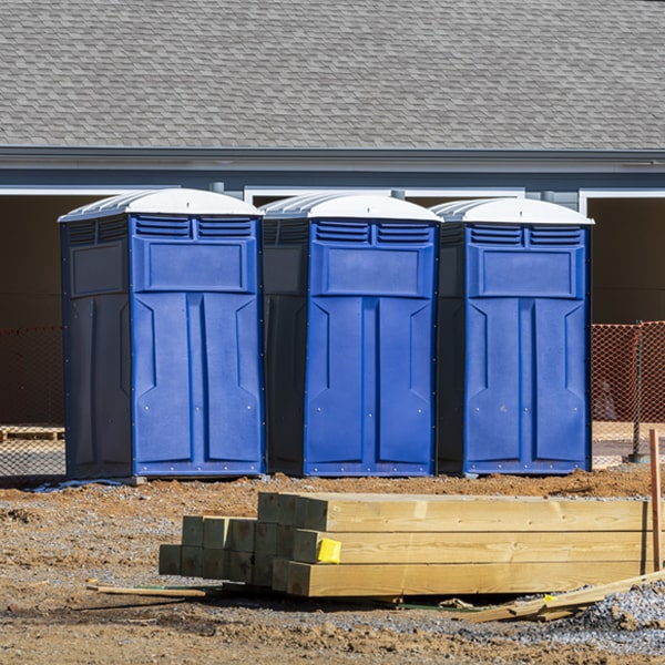 are there any restrictions on where i can place the porta potties during my rental period in Lexington IL